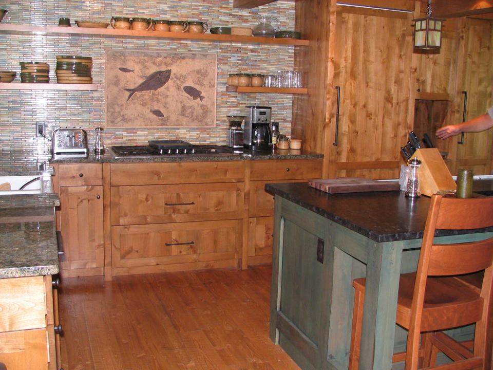 Knotty Alder Cabinets